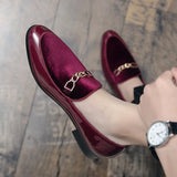 il lusso C - Italian style patent leather loafers for men - Ashour Shoes