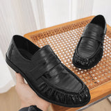 Stilista - Men's Textured Slip-On Loafers for Business & Casual Wear - Ashour Shoes