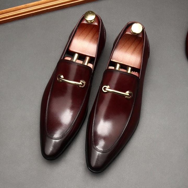 il Lusso Elegance - Italian Style Genuine Leather Loafers for Men - Ashour Shoes