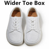 Spazio - Unisex Barefoot Genuine Leather wide toe box Sneakers - Ashour Shoes