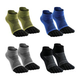 Agile3 - Unisex Merino Performance Toe Ankle Socks for Running & Hiking - Ashour Shoes