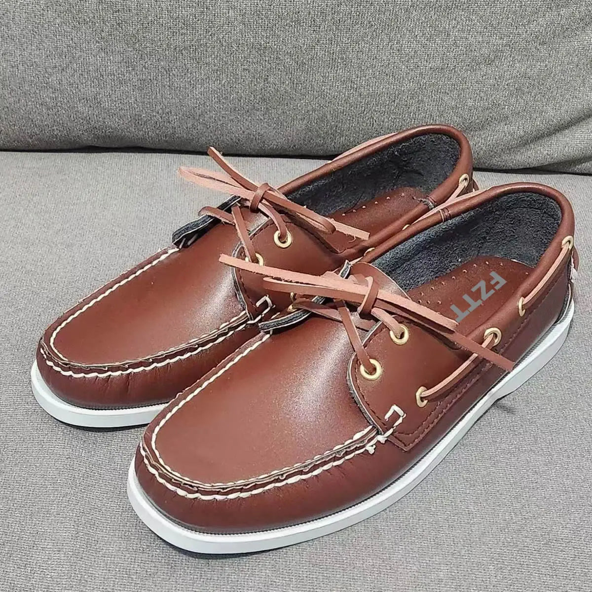Nautico - Men's Handsewn Genuine Leather Boat Shoes - Ashour Shoes