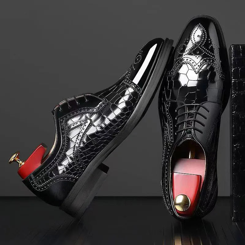 Strello - affordable derby brogue dress shoes for men - Ashour Shoes