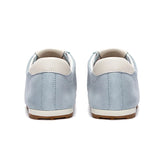 Celeste - Women's Light Blue Suede Casual Sneakers - Ashour Shoes