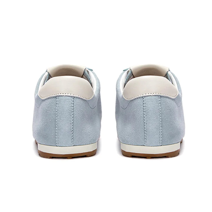 Celeste - Women's Light Blue Suede Casual Sneakers