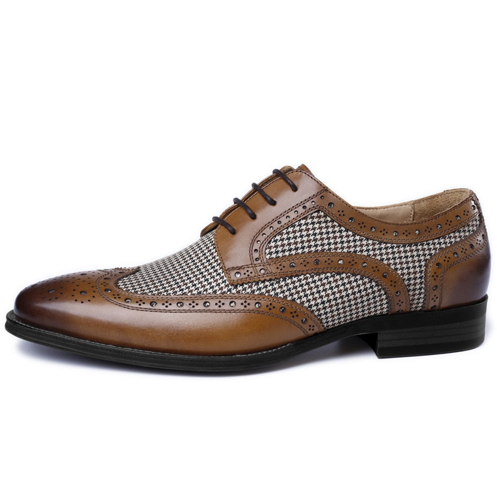 Dotato - Brogue Leather oxford shoes for men