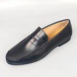 Classico - Men's Elegant Burnished Leather Penny Loafers - Ashour Shoes