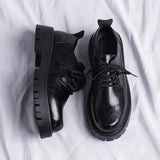Vigore - Men's Glossy Platform Derby Dress Shoes - Ashour Shoes