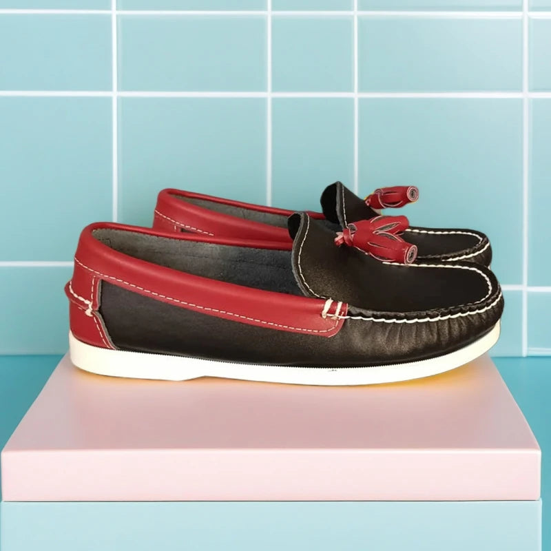 Navigante - Men's Premium Genuine Leather Boat Deck Shoes - Ashour Shoes