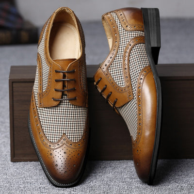 Dotato - Brogue Leather oxford shoes for men