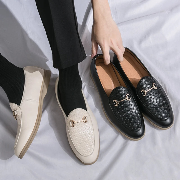 Lumya - Neapolitan Style leather loafers for men