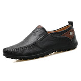 Mocassino - Men's Genuine Leather Driving Moccasin Loafer - Ashour Shoes