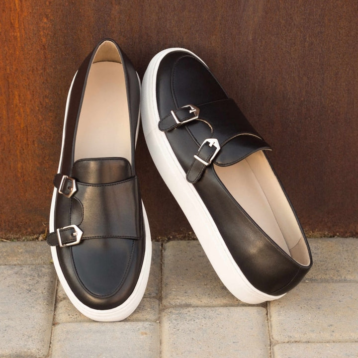 Vulcanize - Double Monk Loafers For Men - Ashour Shoes