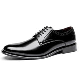 Signore - Men's Elegant Polished Leather Cap Toe Oxford Dress Shoes - Ashour Shoes