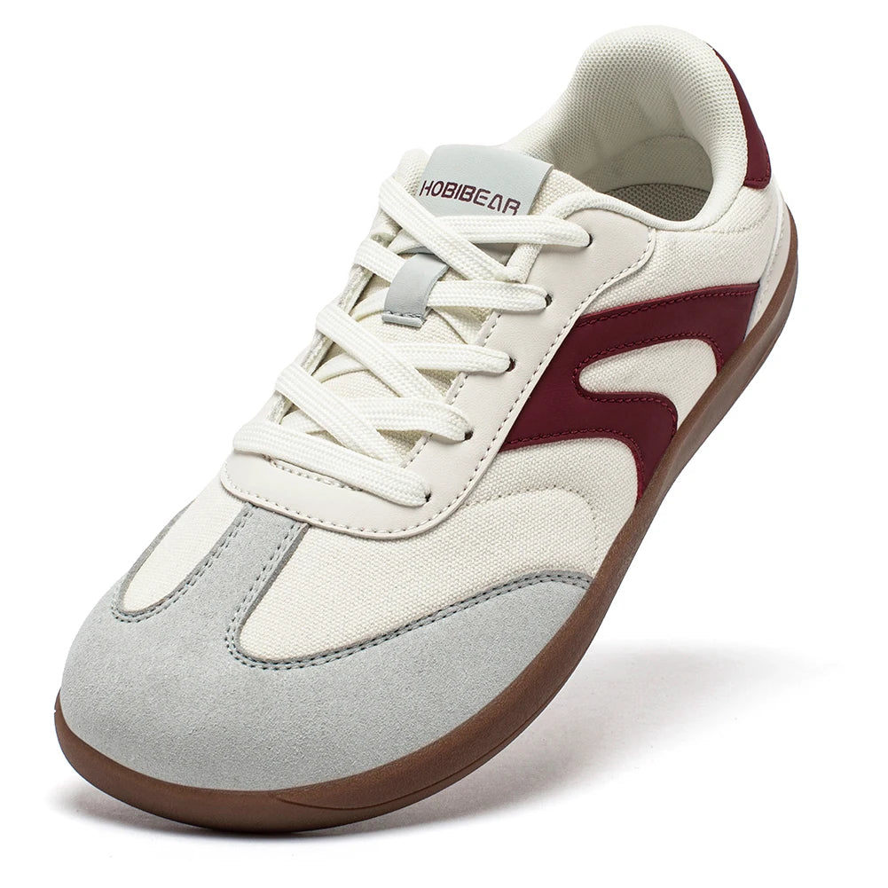 Agile - Unisex Barefoot Minimalist Wide Toe Lace-Up Sneakers - Ashour Shoes