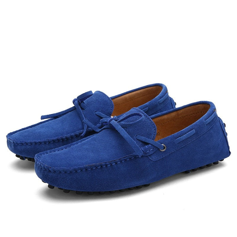 DEKABR2 - Suede Leather Boat Shoes/Loafers For Men - Summer Moccasins - Ashour Shoes