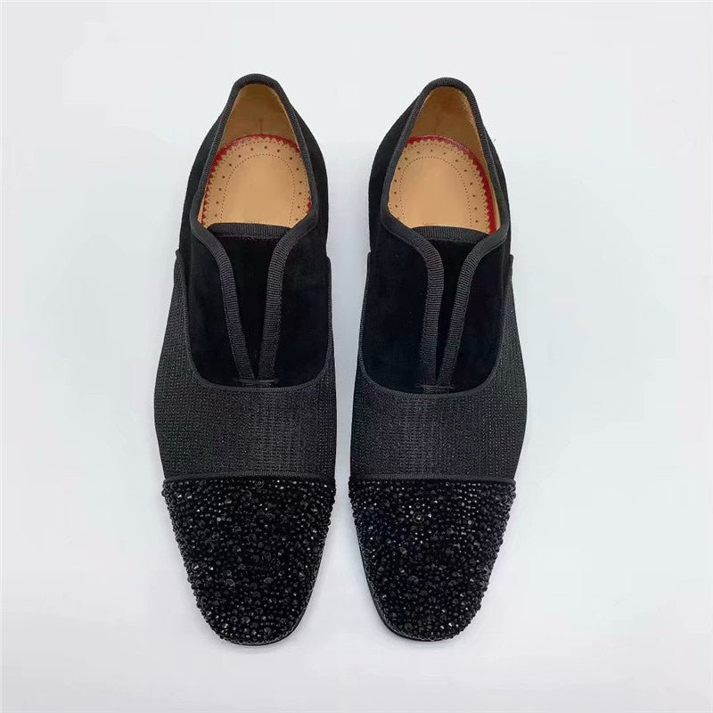 Rossi Luxx - Unique Red bottom sole Genuine Leather loafers for men