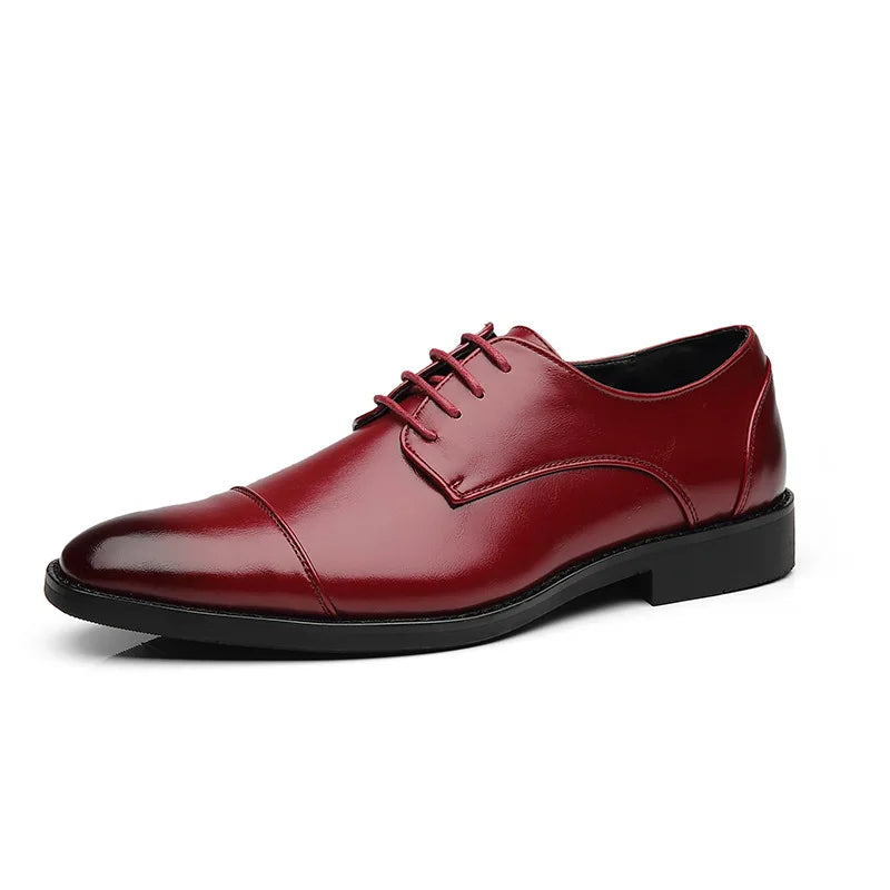 Zinar - Classic Modern Oxford Lace Dress Shoes - Ashour Shoes