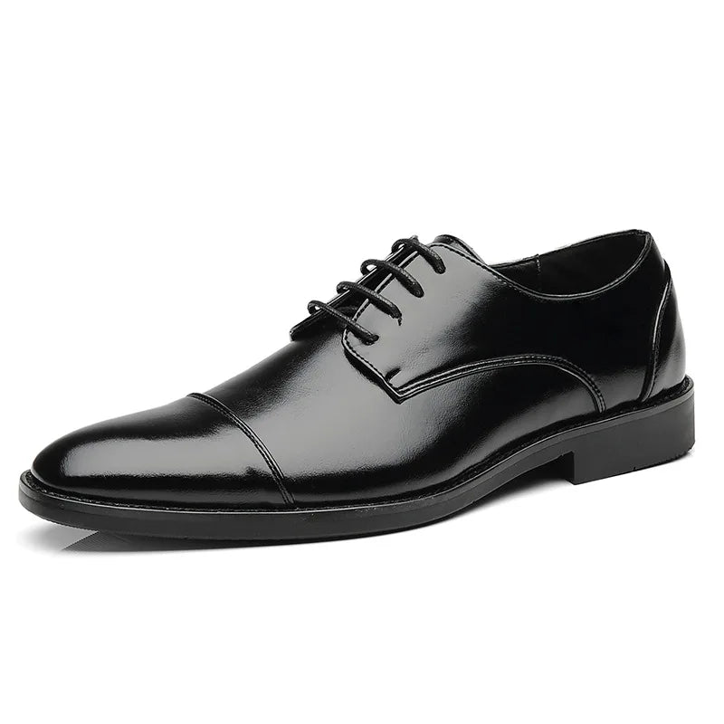 Zinar - Classic Modern Oxford Lace Dress Shoes - Ashour Shoes