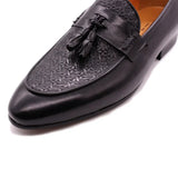 Maestro - Men's Hand-Painted Genuine Leather Tassel Loafers - Ashour Shoes
