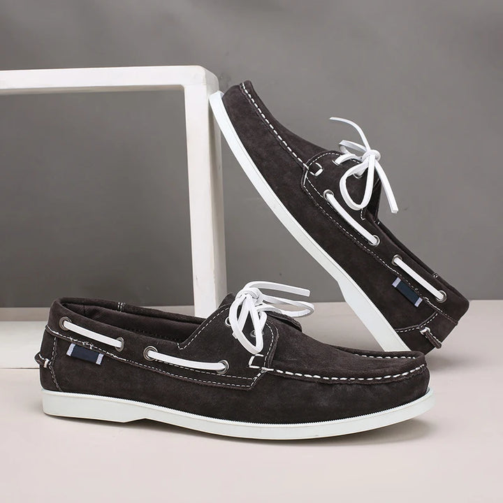 Marino - Men's Classic Suede Deck Loafers