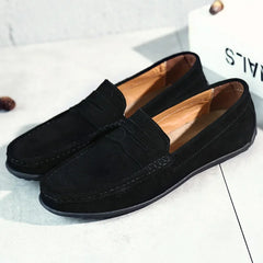 Mocassino - Men's Casual Suede Driving Loafers - Ashour Shoes