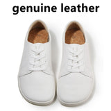 Natura - unisex Leather Barefoot Zero Drop Sneakers Wide Toe Box - Ashour Shoes