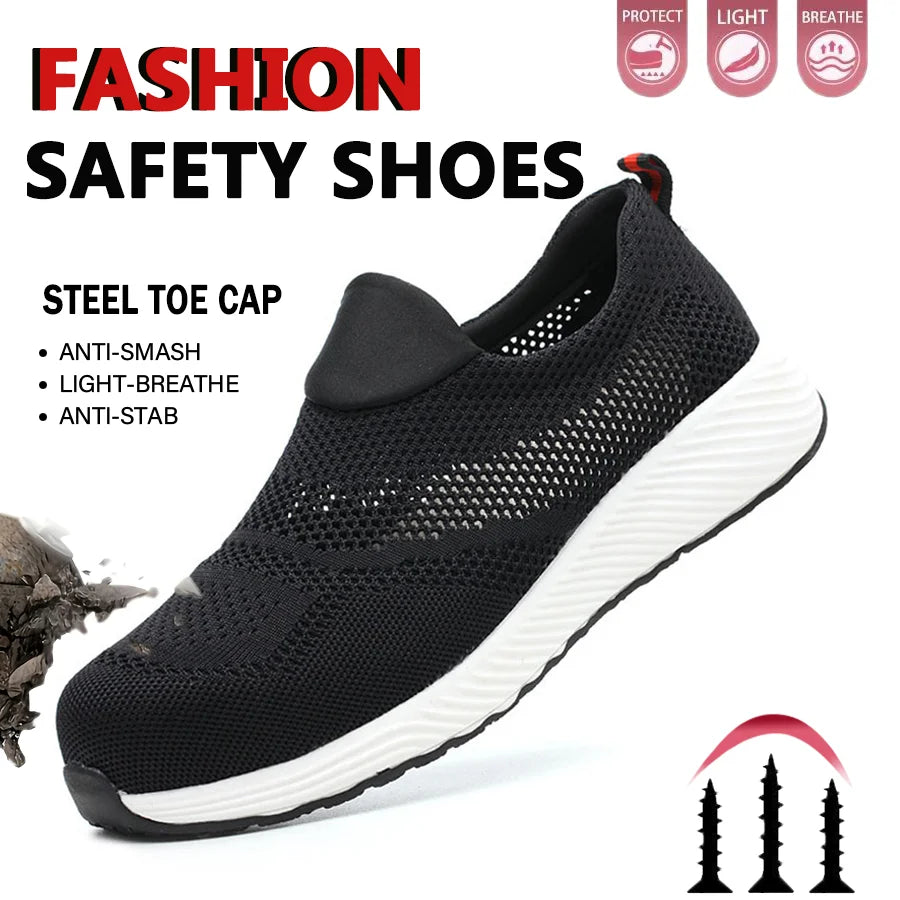 Forge 2 – Breathable Steel Toe Safety Mesh Sneakers/Shoes for work - Ashour Shoes