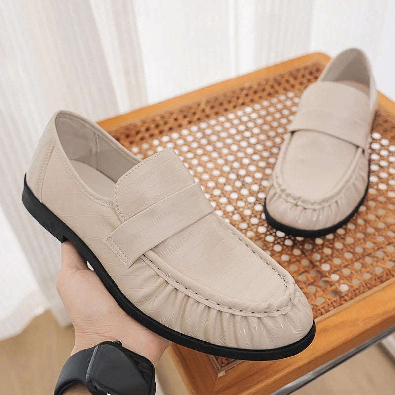 Stilista - Men's Textured Slip-On Loafers for Business & Casual Wear - Ashour Shoes