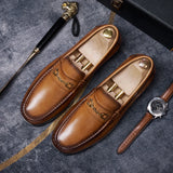 Raffinato - Men's Luxury Genuine Leather Bit Loafers - Ashour Shoes