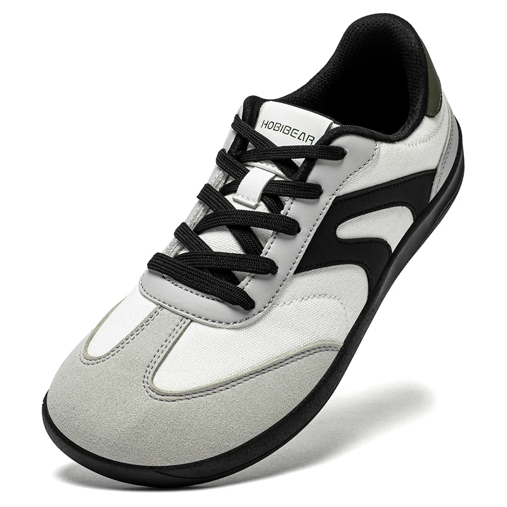Agile - Unisex Barefoot Minimalist Wide Toe Lace-Up Sneakers - Ashour Shoes