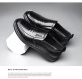 Libero - Hands free Lightweight slip-On Men's Leather Shoes - Ashour Shoes