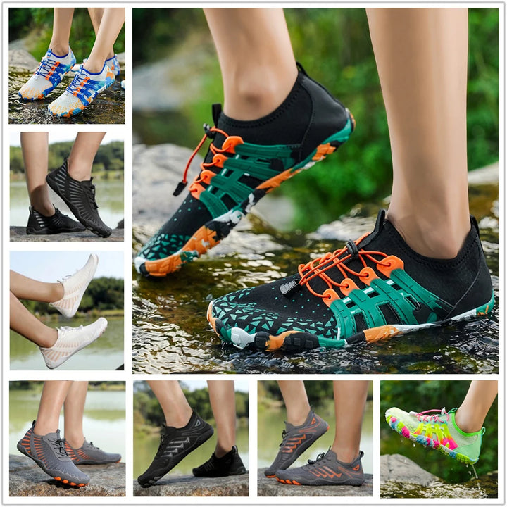 Fluido - Unisex Barefoot Aqua Shoes with wide toe box