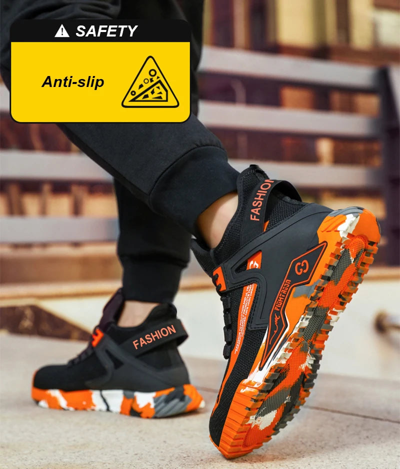 Forge 3 – Steel Toe Anti-Smash & anti puncture Safety Work Shoes - Ashour Shoes