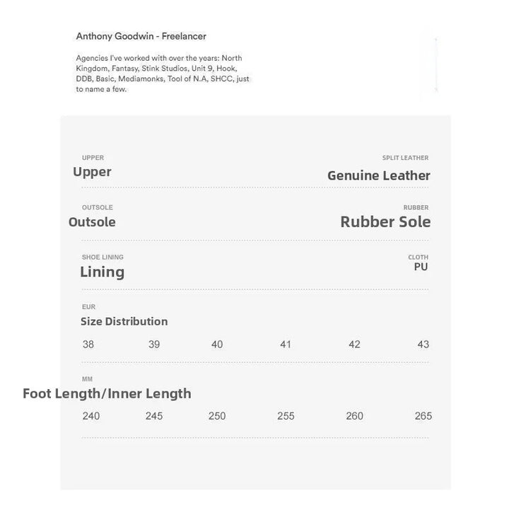 Libero  -  Hands free Lightweight slip-On Men's Leather Shoes