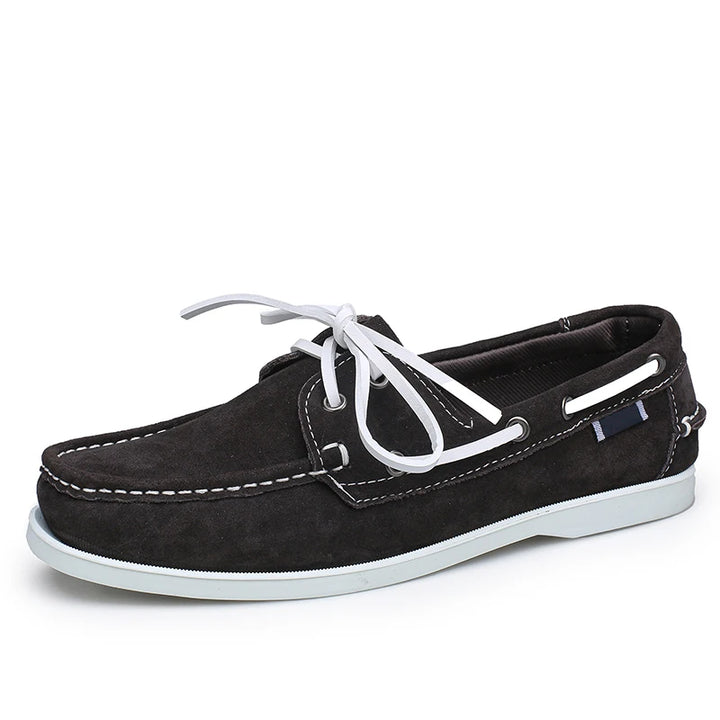 Marino - Men's Classic Suede Deck Loafers