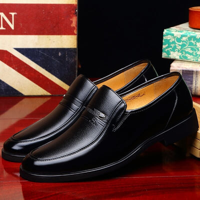 The Mento - Leather Formal Loafers. Dress Moccasins For Men