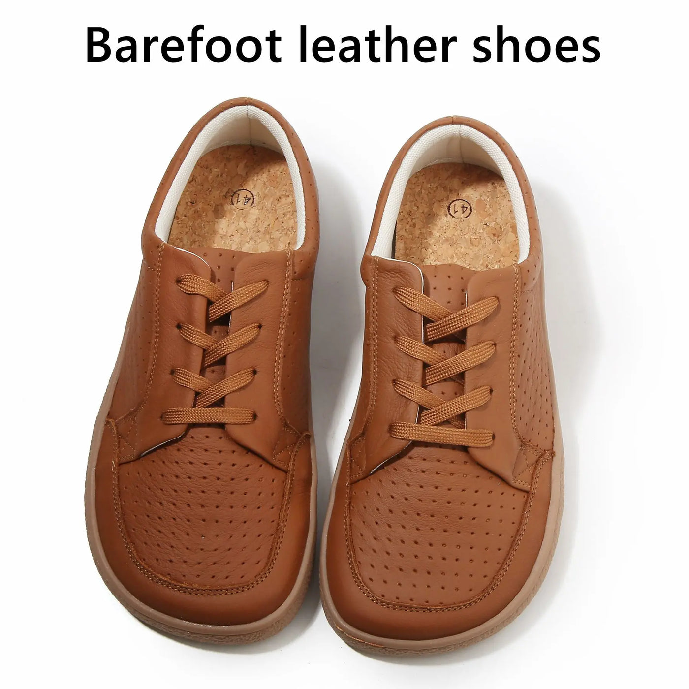 Spazio - Unisex Barefoot Genuine Leather wide toe box Sneakers - Ashour Shoes