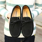 Sereno - Men's Casual Navy Suede Driving Loafers - Ashour Shoes