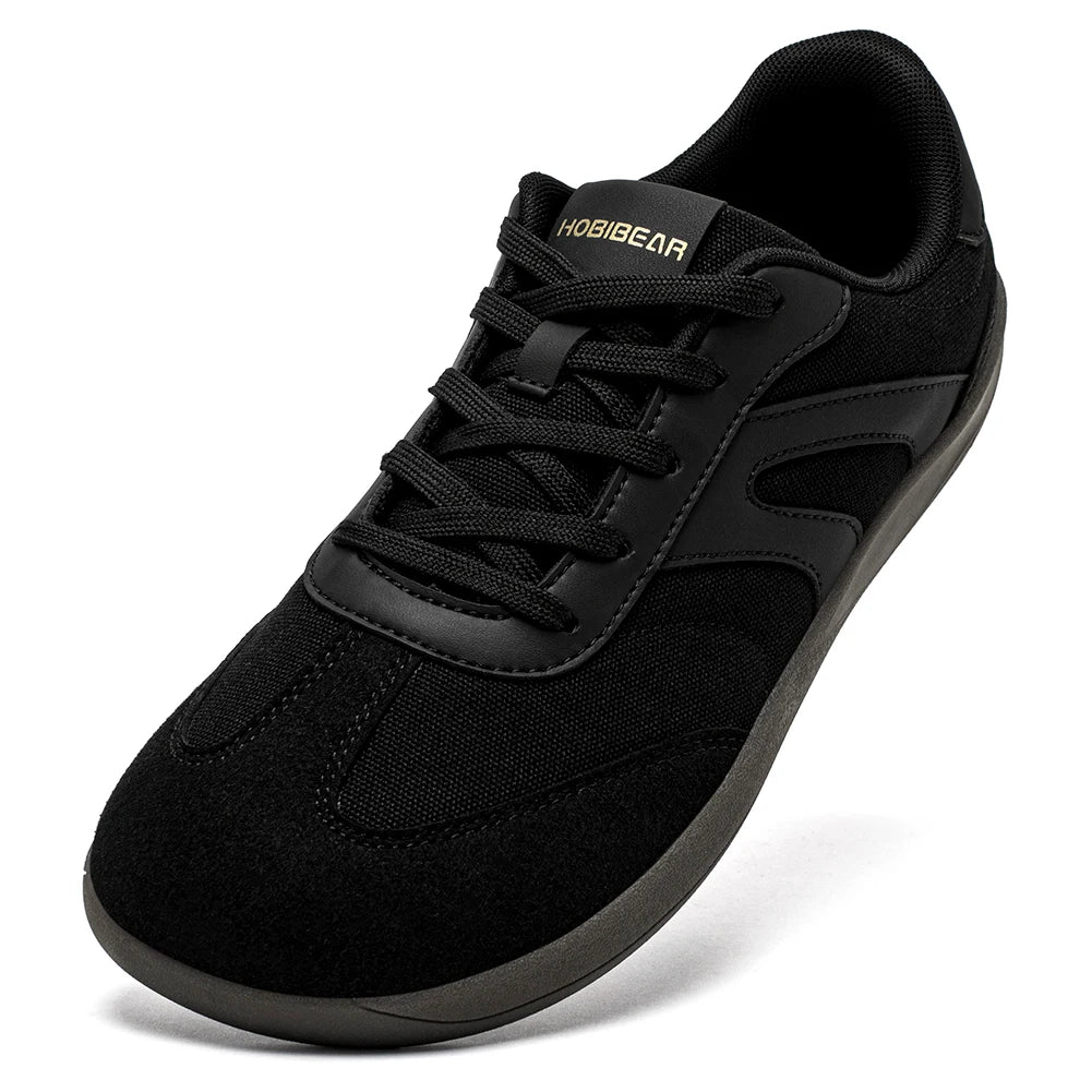 Agile - Unisex Barefoot Minimalist Wide Toe Lace-Up Sneakers - Ashour Shoes