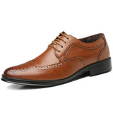 Povi - Affordable Brogue derby dress shoes for men - Ashour Shoes