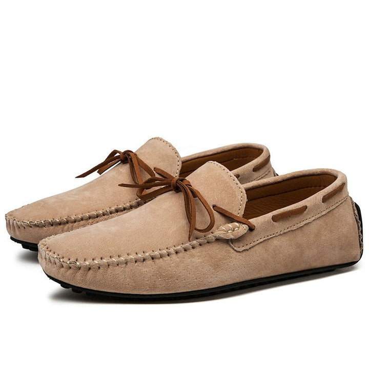 DEKABR2 - Suede Leather Boat Shoes/Loafers For Men - Summer Moccasins - Ashour Shoes