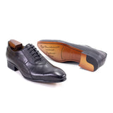 Magnifico - Men's Luxury Red Leather Textured Oxford Dress Shoes - Ashour Shoes