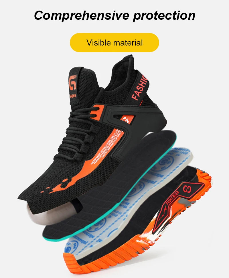 Forge 3 – Steel Toe Anti-Smash & anti puncture Safety Work Shoes