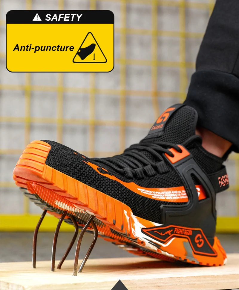 Forge 3 – Steel Toe Anti-Smash & anti puncture Safety Work Shoes - Ashour Shoes