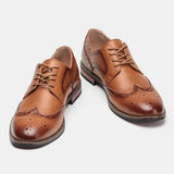 Maestro - Men's Classic Wingtip Brogue Dress Shoes - Ashour Shoes