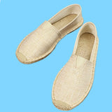 Estivo - Unisex Casual Slip-On Hemp Canvas Espadrille Flats - Ashour Shoes