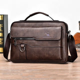 Weix - Men's Casual Flap Messenger Bag Crossbody Leather Shoulder Bag - Ashour Shoes