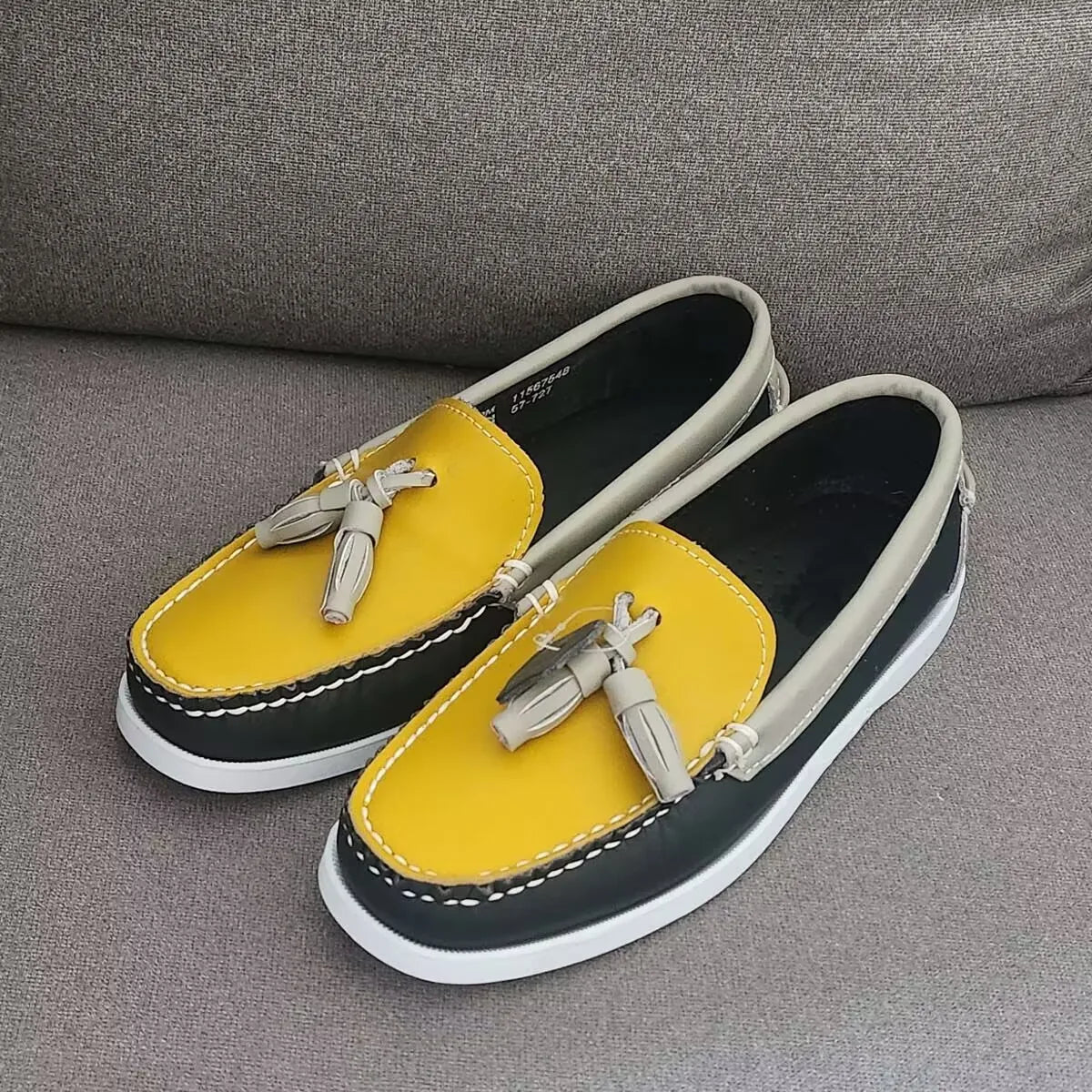 Vero - Men's Genuine Leather Tassel Loafers Moccasins - Ashour Shoes