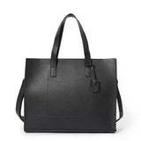 Suma - Men's Vegan Leather Tote Bag – Stylish Vintage Handbag for Everyday Versatility - Ashour Shoes
